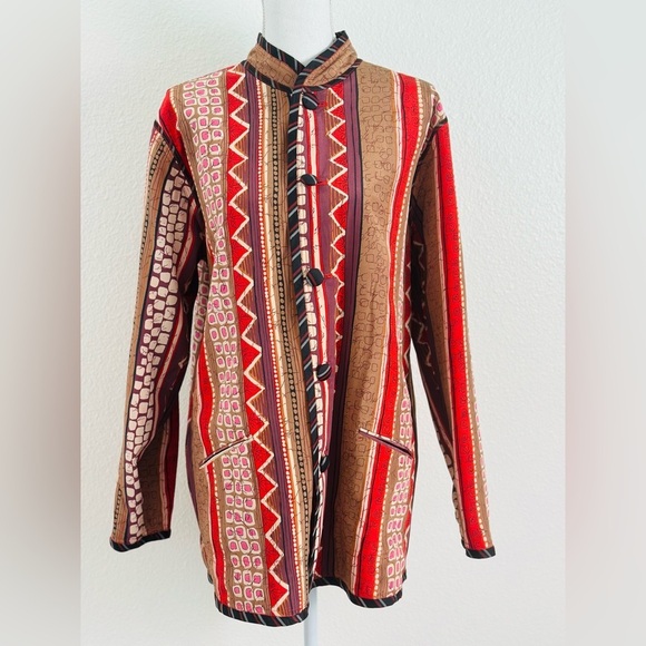 Koos of Course! Women’s Lightweight Reversible Linen Blend Blazer/Jacket Size M - Picture 8 of 12